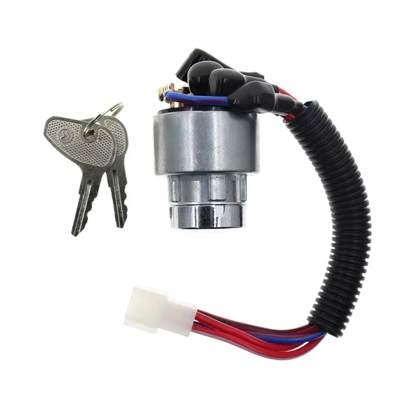 Buy Ignition Switch with Two Keys TC020-31822 for Kubota L2600F L3000F L3400F L4300F L4600F MX5100F MX4700F L2501H