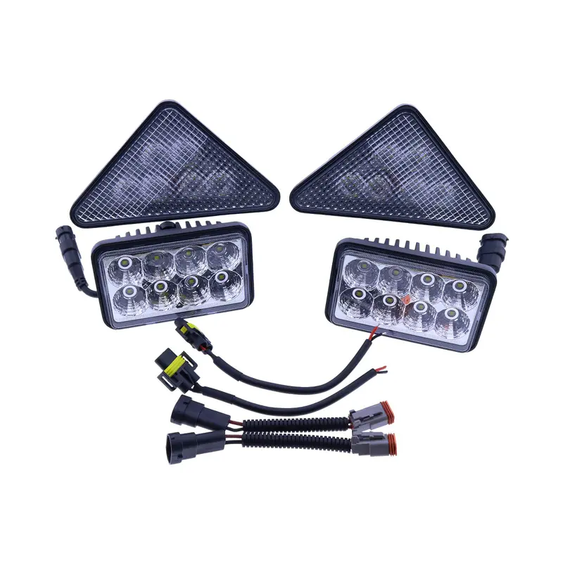LED Headlight Kit 7259523 7259524 for Bobcat Skid Steer Loader 753 773 863 864 873 963 S130 S150 S160 S175 S185 S205 S220 S250 S300 S330