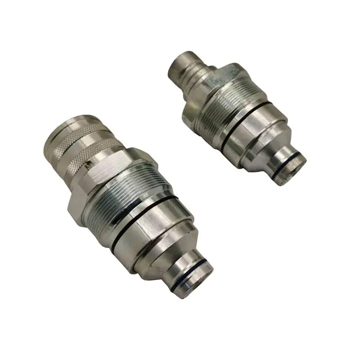 Buy Male Female Flat Face Coupler Kit 7246799 7246802 for Bobcat S740 S130 S150 S160 S175 S185 S205 S250