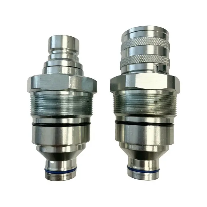 Male Female Flat Face Coupler Kit 7246799 7246802 for Bobcat S740 S130 S150 S160 S175 S185 S205 S250 sale