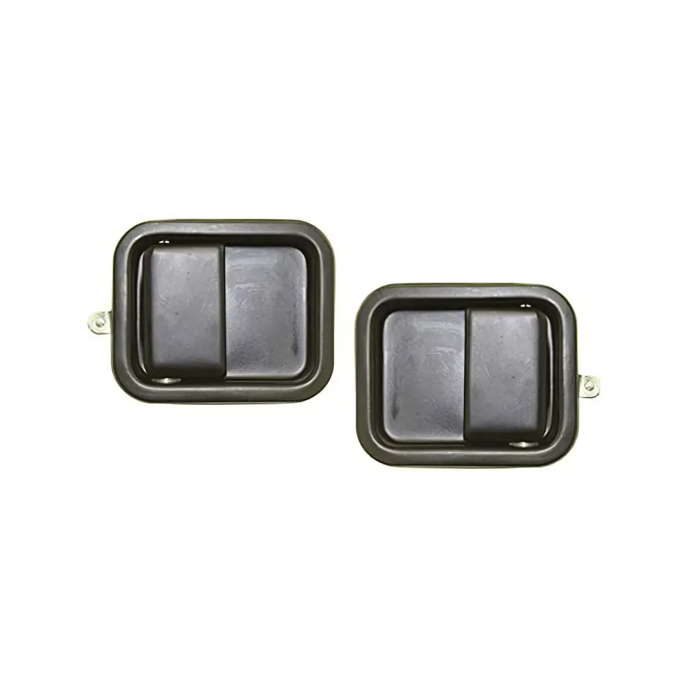 Metal Door Handles Outside Exterior Front LH RH Pair Set 55176382AE 55076222 55176383AE 55076222 for Jeep Wrangler