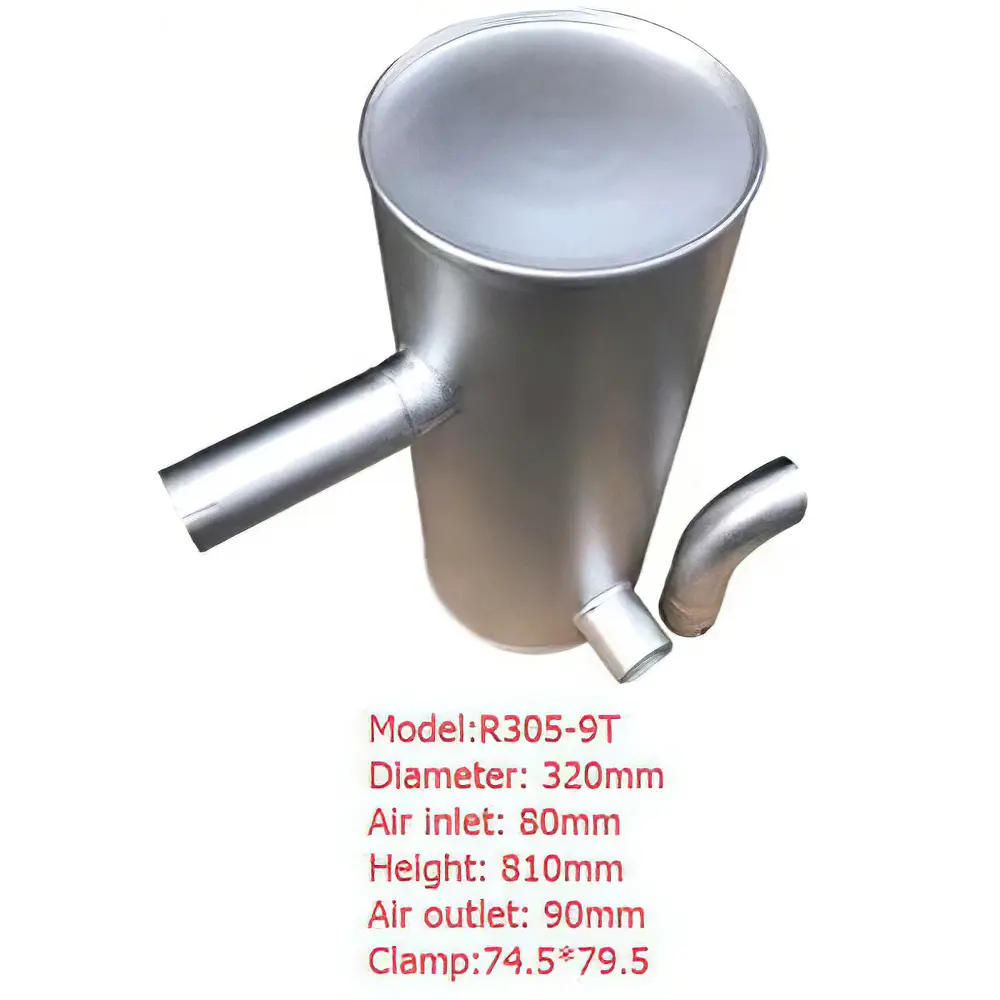 Muffler Silencer for Hyundai Excavator R265-9T