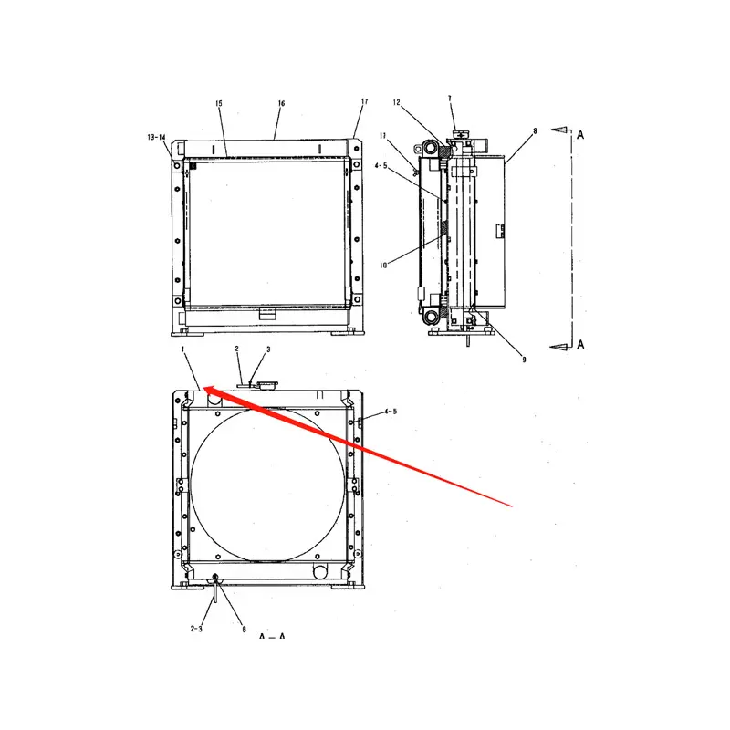 Buy Oil Cooler 1189949 for Caterpillar CAT E312B Excavator