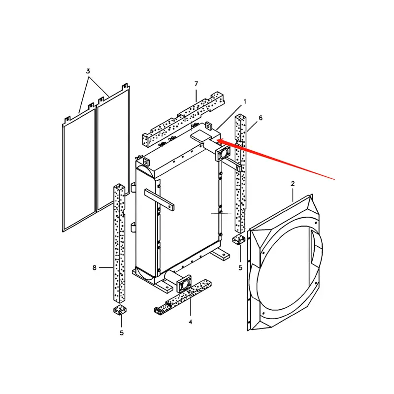 Oil Cooler 14619768 for Volvo Excavator EC360B EC330B EC330C EC360C sale