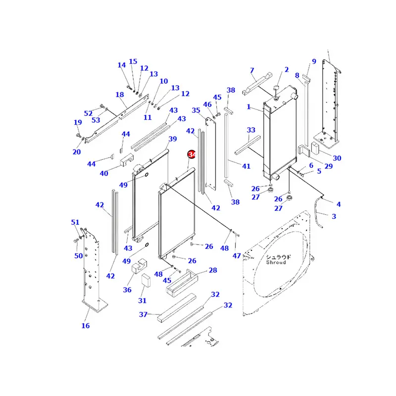 Buy Oil Cooler 207-03-76310 For Komatsu PC300-8 PC350-8 PC300LC-8 PC350LC-8