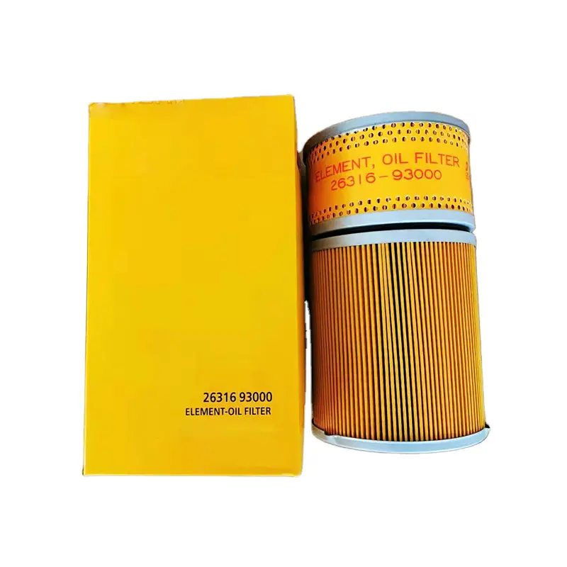 Buy Oil filter 26316-93000 For Hyundai Excavator R210ECONO R210LC-3H R210LC-7H
