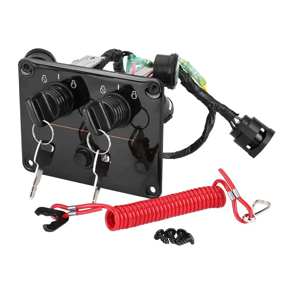 Outboard Dual Key Switch 6K1-82570-13 6K1-82570-08-00 for Yamaha Engine