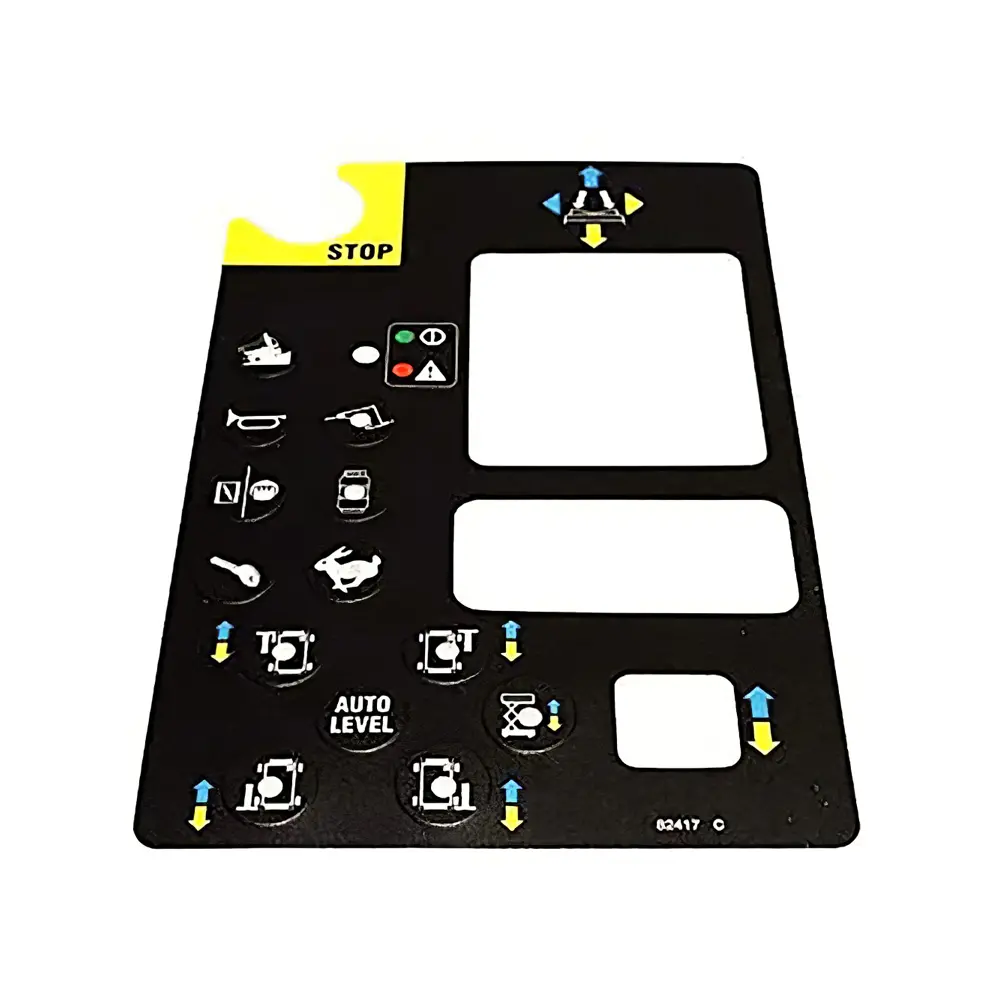 Platform Control Panel Decal 82417GT 82417 for Genie GS-2668 RT GS-3384 GS-3390 GS-4390 GS-5390