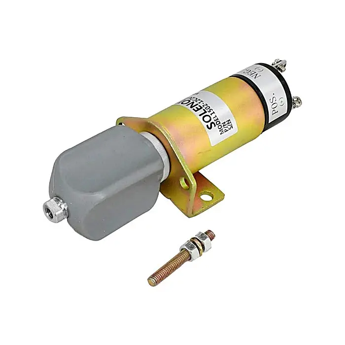 Shut Down Solenoid 1500-3026 1502-12C2U1B5S2 103007 for Kubota DF750 GF750 WG750 DF972 Woodward Skyjack SJ600 SJ6826RT SJ7027RT 12V