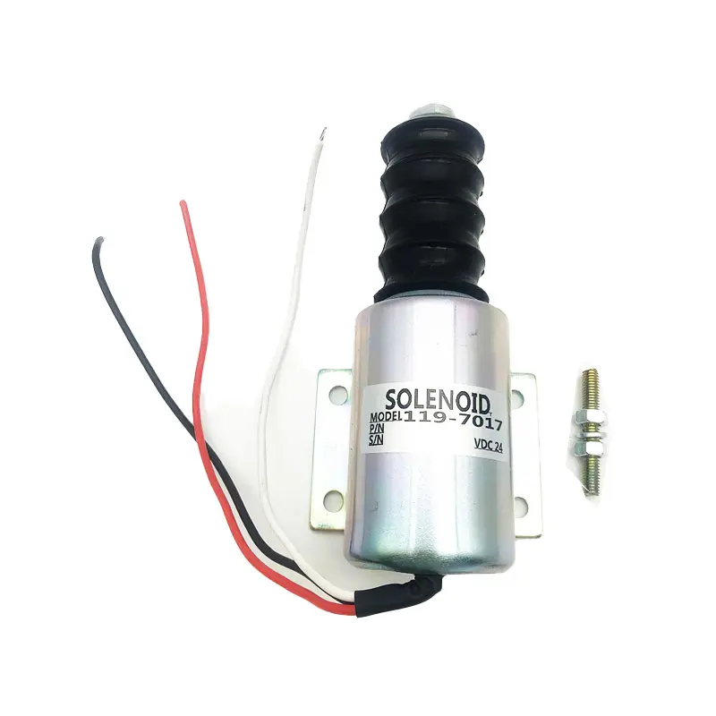 Solenoid 120-4187 for Caterpillar CAT PM-465 Cold Planer 3054C 3054T 3056 3116 Engine 24V