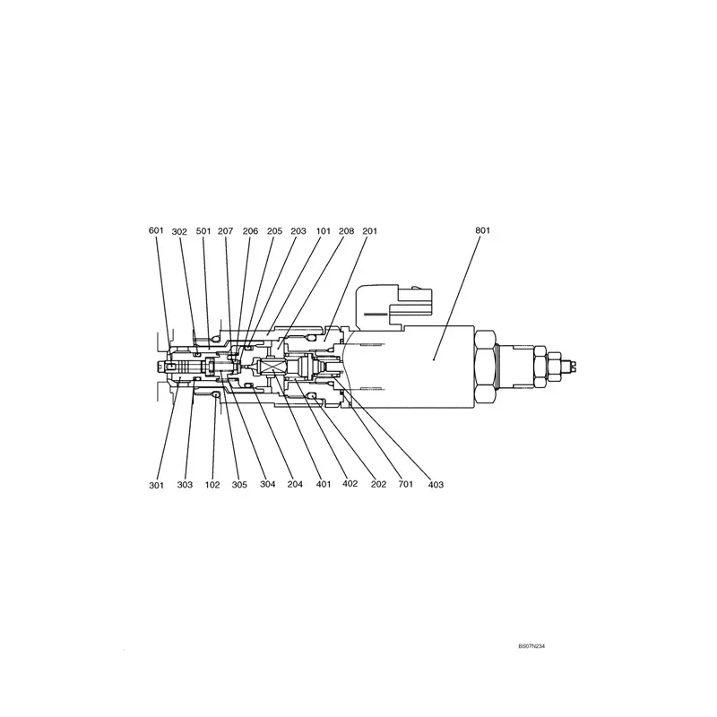 Solenoid Valve YN22V00035F1 for Kobelco SK170-8 SK170-9 SK210-8 SK210-9 SK260 SK295-8 SK350-9