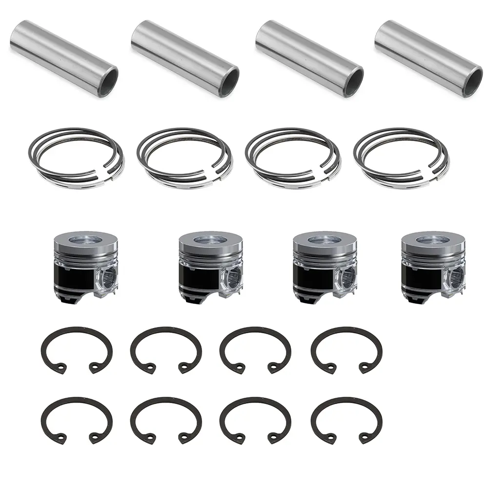 STD 4 Sets Piston Kit With Ring for Mitsubishi 4D34 4D34T 3.9L Engine Fuso Canter FE FG