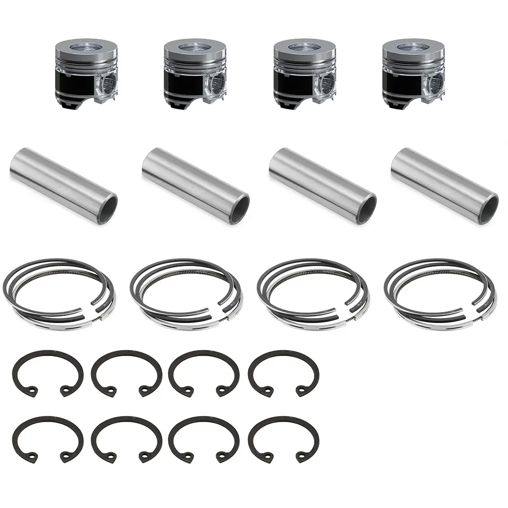 STD 4 Sets Piston Kit With Ring for Mitsubishi 4D34 4D34T 3.9L Kobelco SK160 New Holland E160LC
