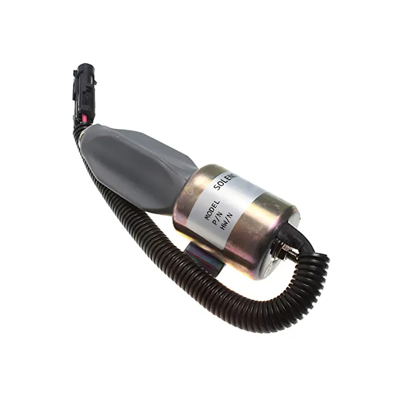 Stop Solenoid 332-J5060 for JCB 3CX 4CX Excavator Stopper Motor 12 Volt Isuzu Engine
