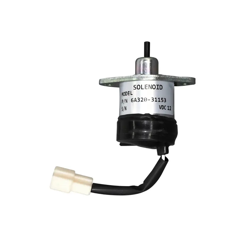 Stop Solenoid 6A320-31150 for Kubota B2410HSD B2410HSDB B2410HSE B2710HSD B2910HSD F2680E F2880-F F2880E-F F3080 F3680
