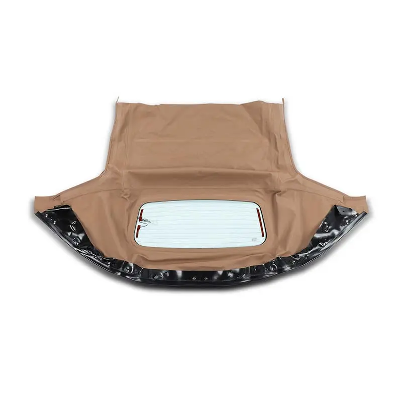 Tan Convertible Soft Top w/ DOT Approved Glass Window MA133-2993T for Mazda Miata 1990-2005