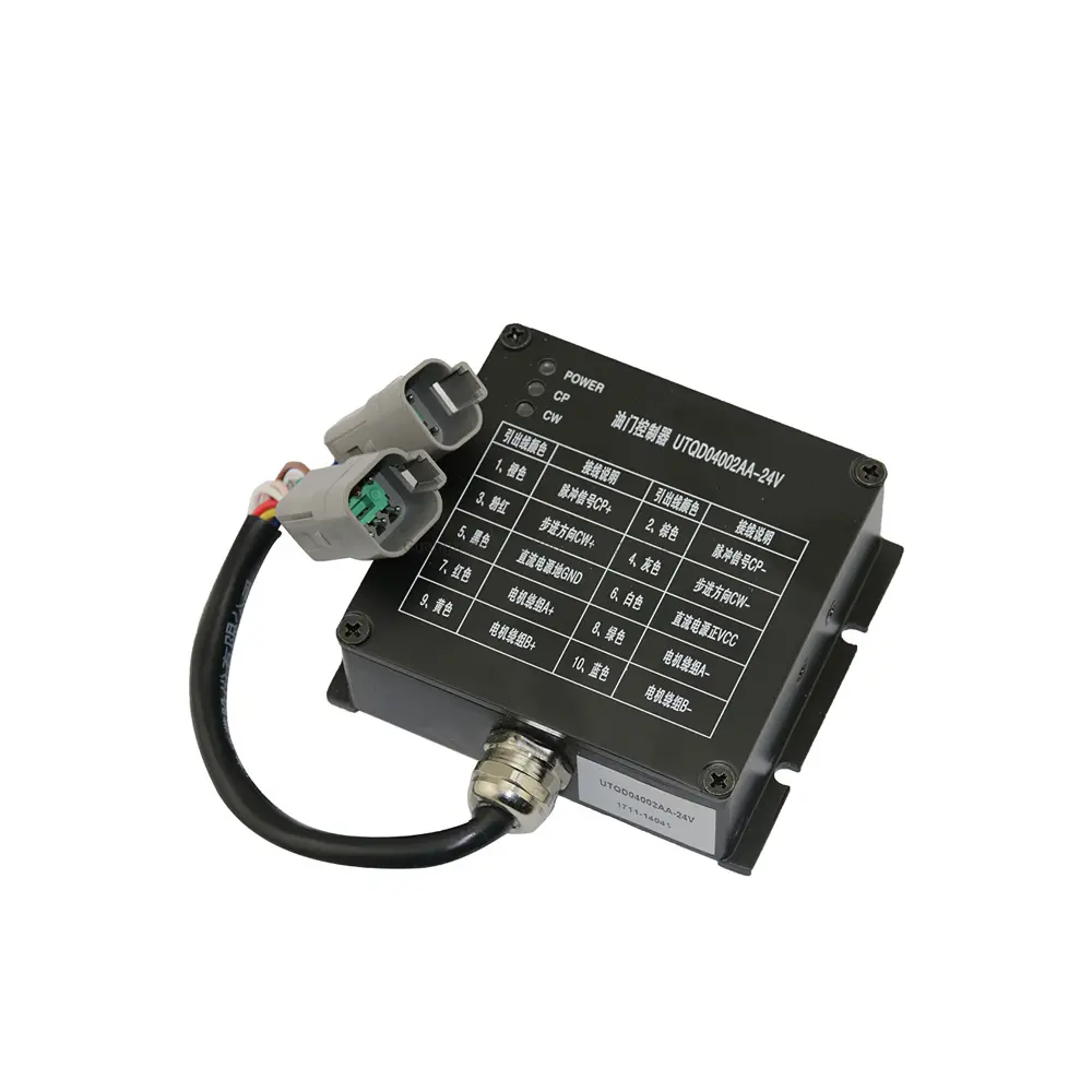 Throttle Controller UTQD04002AA-24V for Yuchai YC210LC-8 JCM925 Excavator
