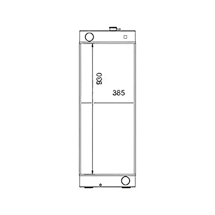 Water Tank Engine Radiator 23B0373131 for Komatsu GD555-5 Grader